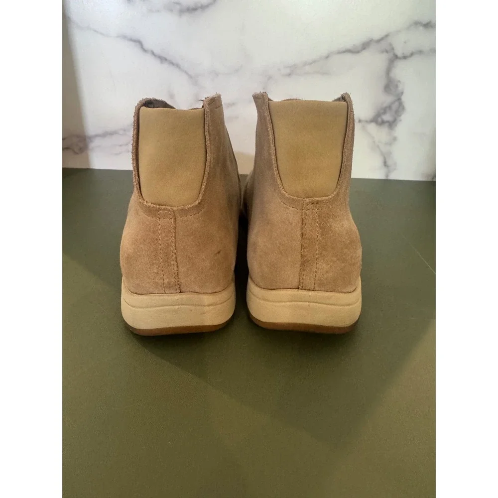 Cole Haan Mens Tan Suede Chukka Desert Boots Size 10.5 C Beige Lace Up Shoes